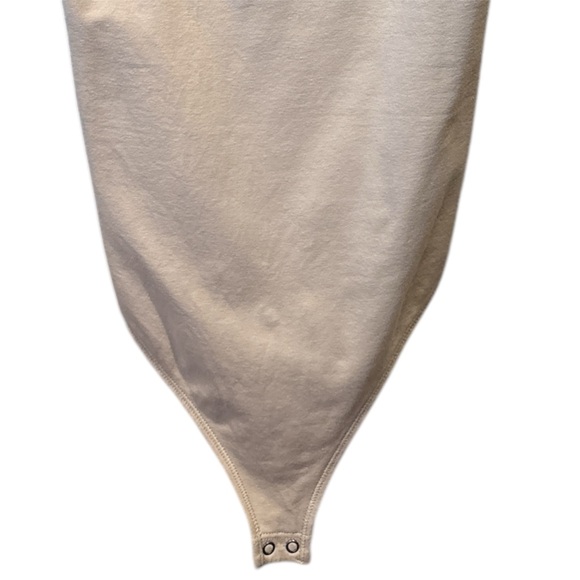 Abercrombie & Fitch Soft A & F Collection Neutral Taupe Bodysuit Like New! - Picture 3 of 7